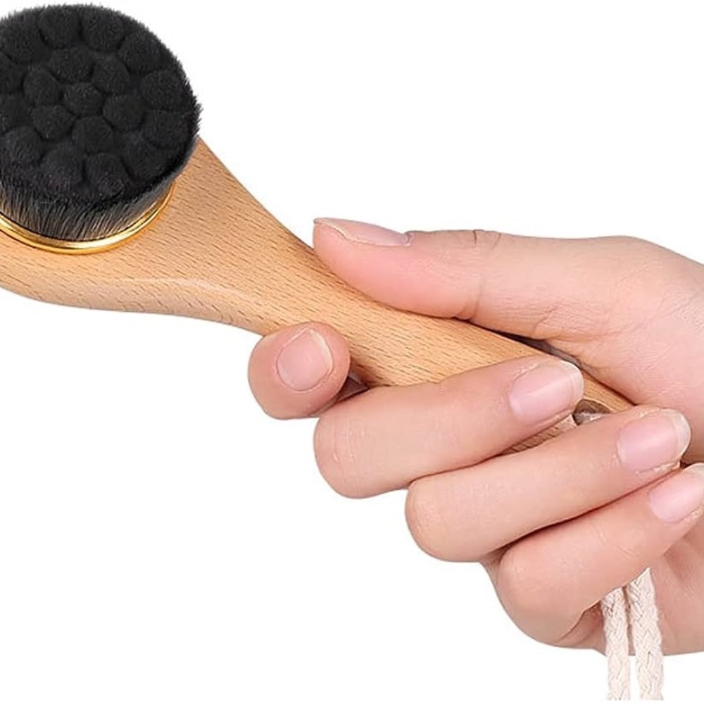 Dry brush, facial brush, and gua sha massage tool - Picture 5 of 8